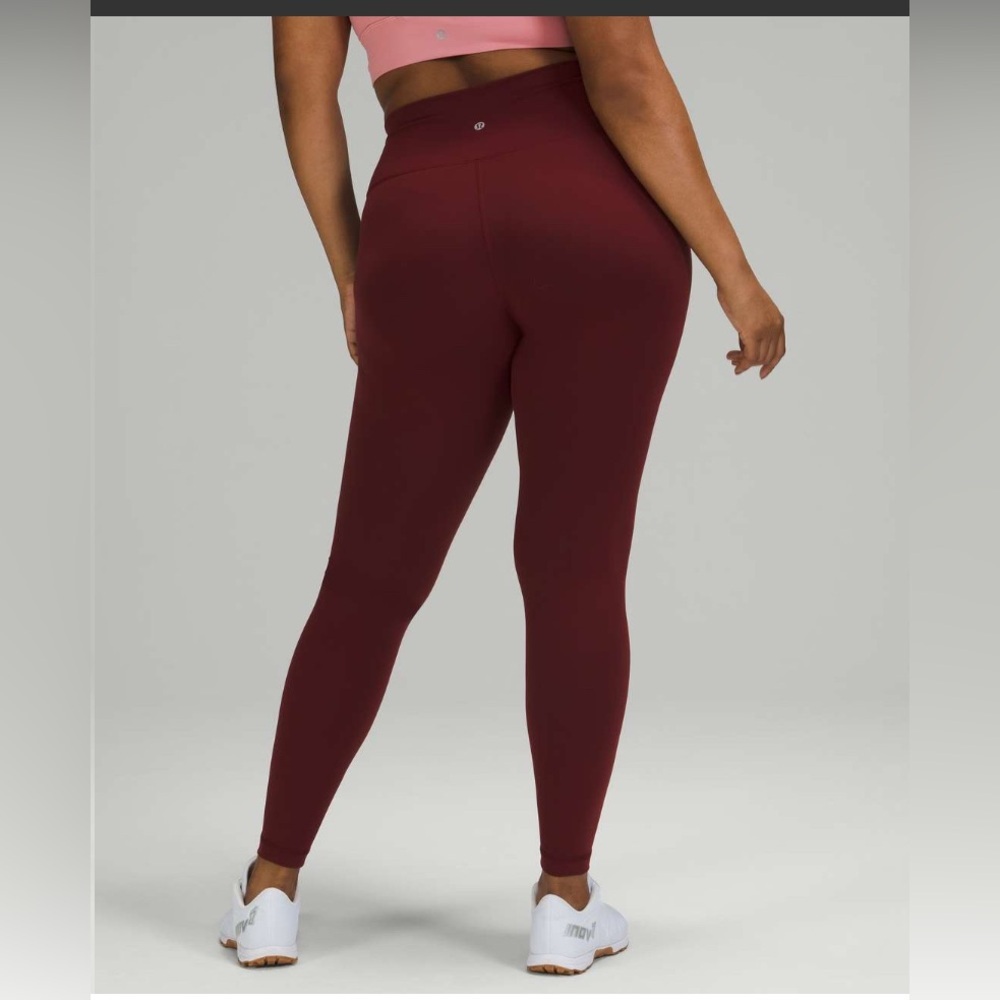 lululemon athletica Women's High-Rise Burgundy Leggings
